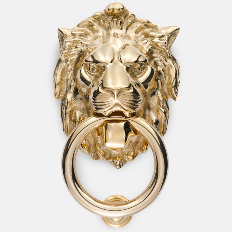 Brass Lion Knocker